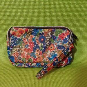 Vibrant Floral Women's Wristlet